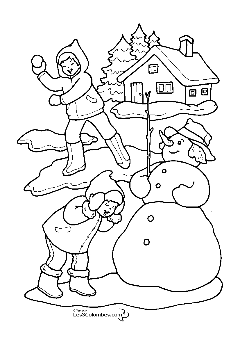 Dibujo para colorear: Navidad (Fiestas y ocasiones especiales) #55134 - Dibujos para Colorear e Imprimir Gratis