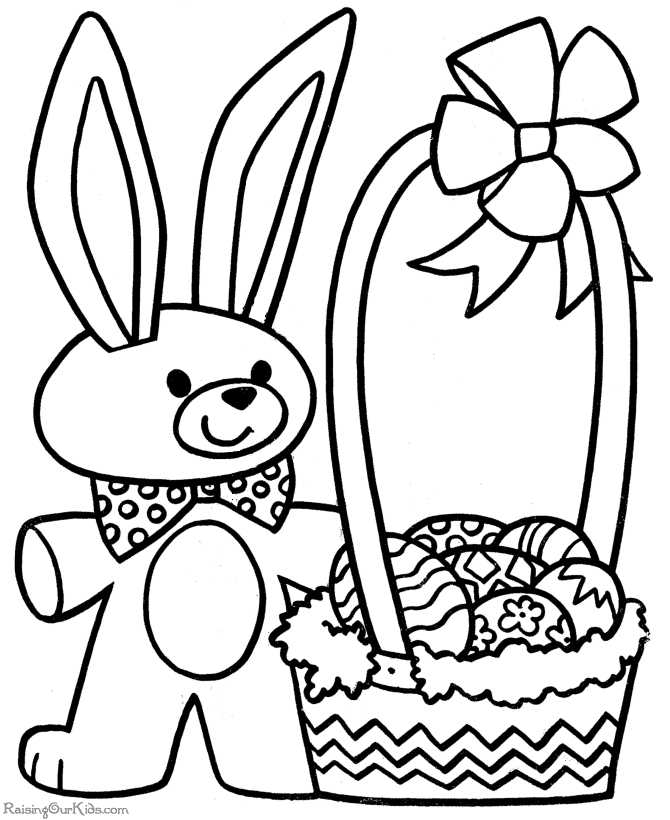 Dibujo para colorear: Pascua (Fiestas y ocasiones especiales) #54350 - Dibujos para Colorear e Imprimir Gratis