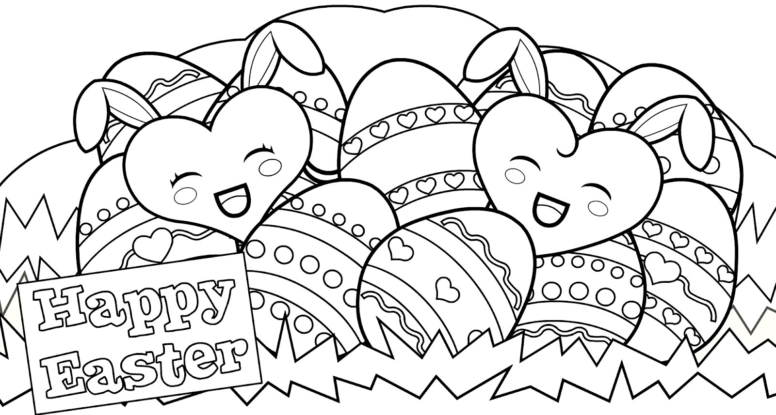 Dibujo para colorear: Pascua (Fiestas y ocasiones especiales) #54353 - Dibujos para Colorear e Imprimir Gratis