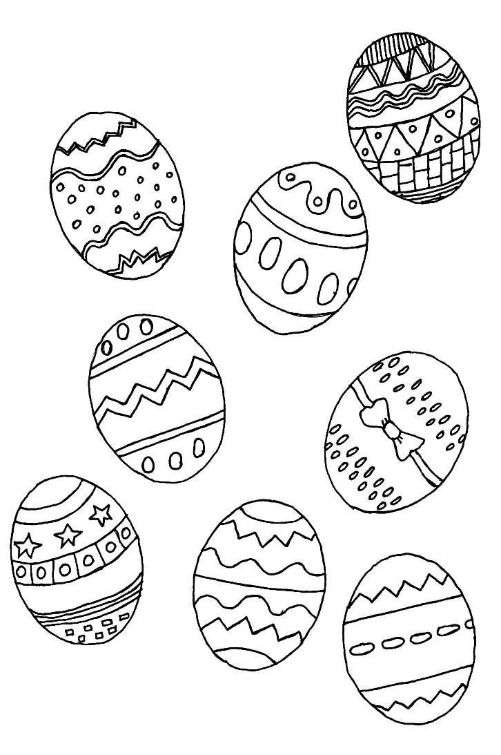 Dibujo para colorear: Pascua (Fiestas y ocasiones especiales) #54357 - Dibujos para Colorear e Imprimir Gratis