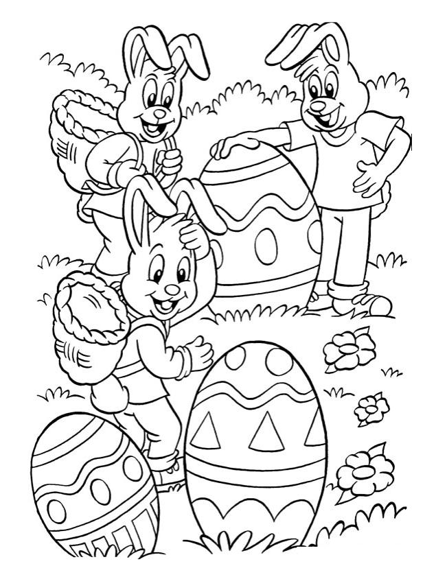 Dibujo para colorear: Pascua (Fiestas y ocasiones especiales) #54379 - Dibujos para Colorear e Imprimir Gratis