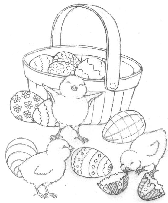 Dibujo para colorear: Pascua (Fiestas y ocasiones especiales) #54385 - Dibujos para Colorear e Imprimir Gratis