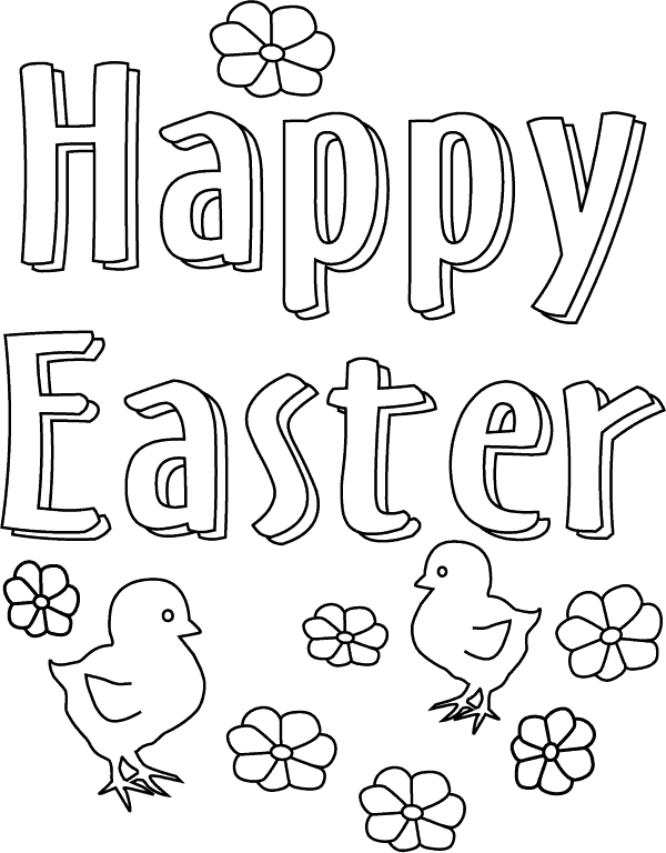 Dibujo para colorear: Pascua (Fiestas y ocasiones especiales) #54390 - Dibujos para Colorear e Imprimir Gratis