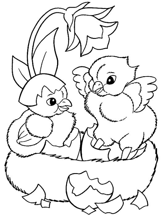 Dibujo para colorear: Pascua (Fiestas y ocasiones especiales) #54408 - Dibujos para Colorear e Imprimir Gratis