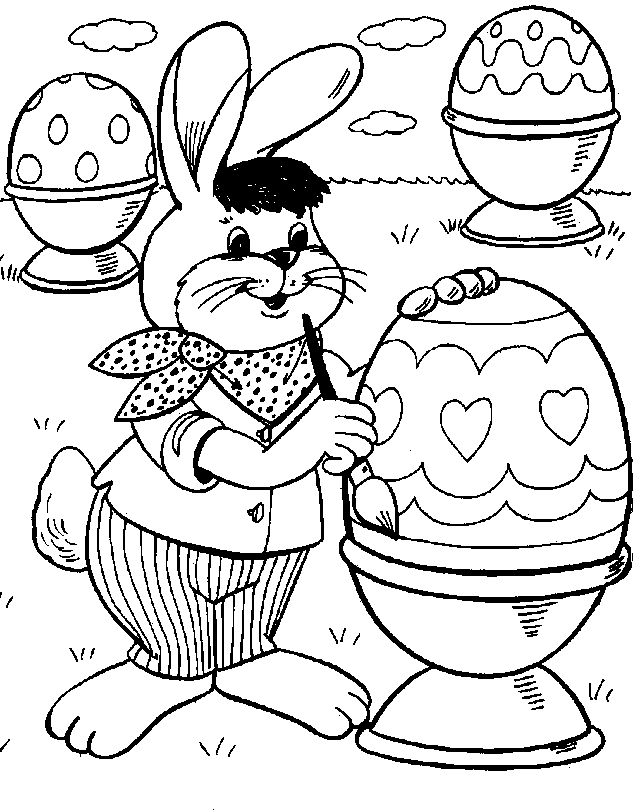 Dibujo para colorear: Pascua (Fiestas y ocasiones especiales) #54424 - Dibujos para Colorear e Imprimir Gratis