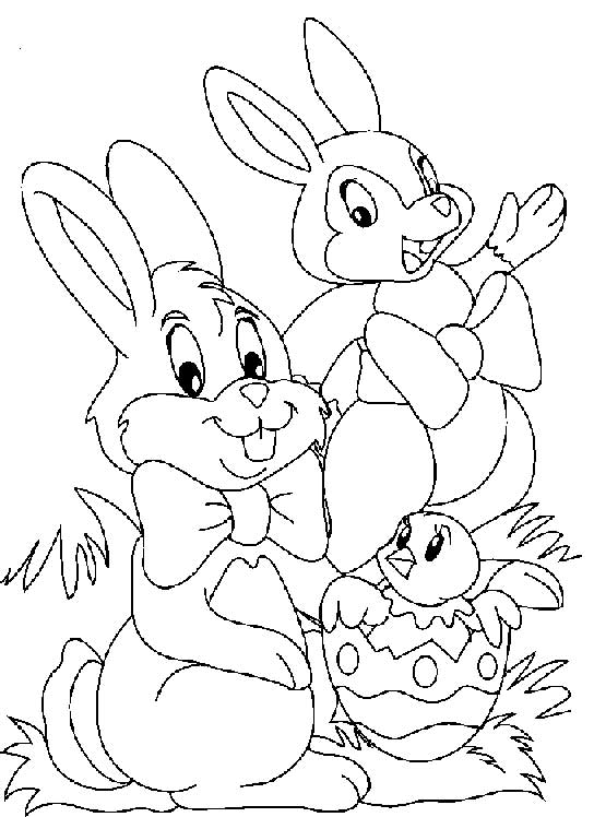 Dibujo para colorear: Pascua (Fiestas y ocasiones especiales) #54425 - Dibujos para Colorear e Imprimir Gratis