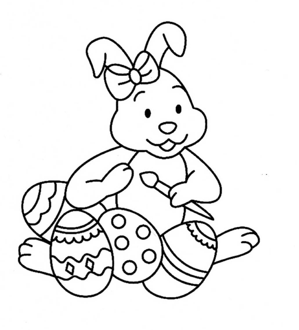 Dibujo para colorear: Pascua (Fiestas y ocasiones especiales) #54440 - Dibujos para Colorear e Imprimir Gratis
