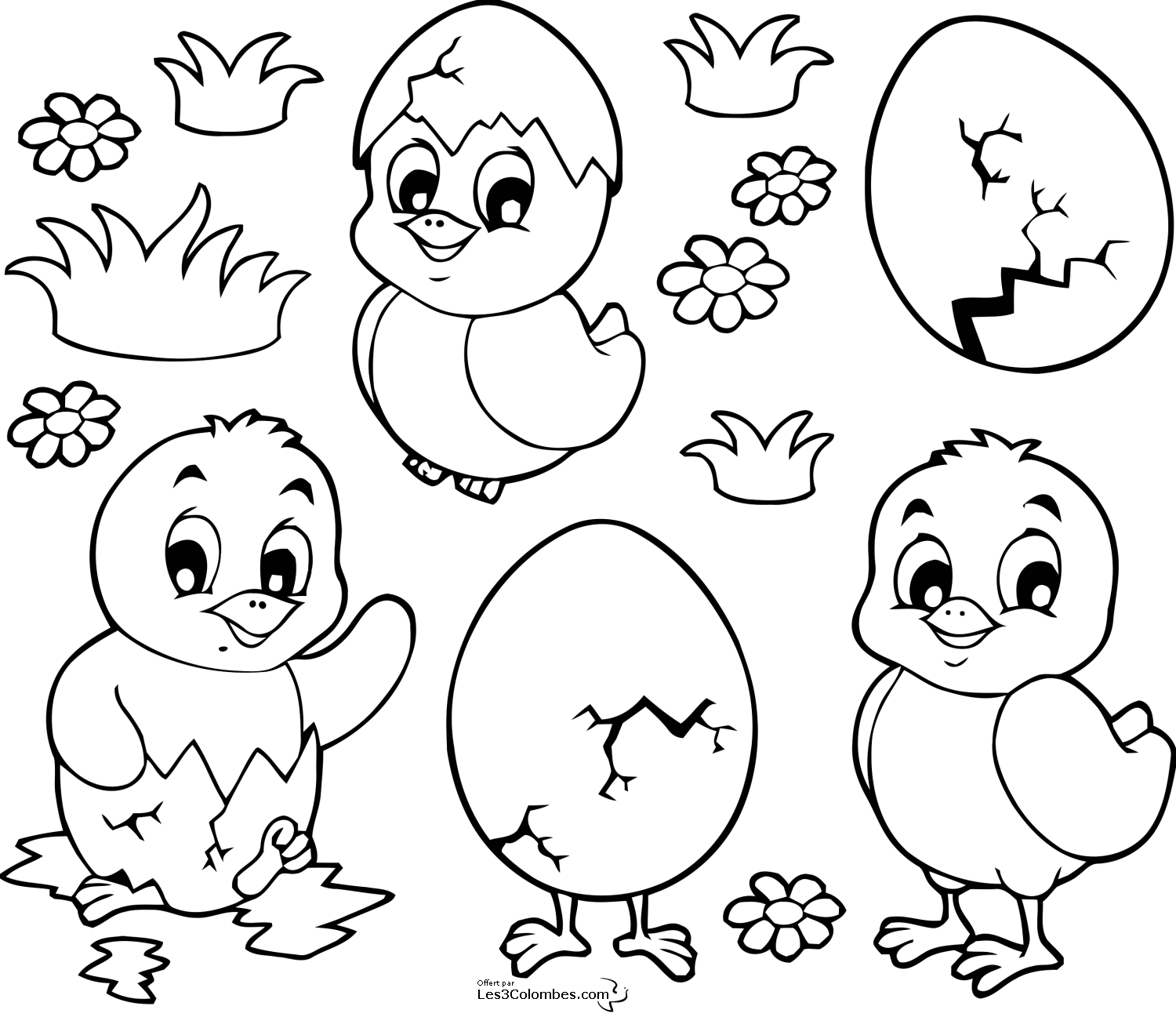 Dibujo para colorear: Pascua (Fiestas y ocasiones especiales) #54441 - Dibujos para Colorear e Imprimir Gratis