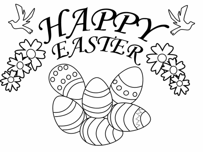 Dibujo para colorear: Pascua (Fiestas y ocasiones especiales) #54452 - Dibujos para Colorear e Imprimir Gratis