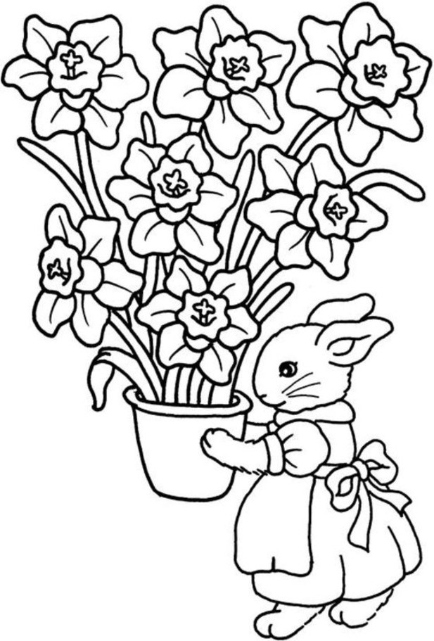 Dibujo para colorear: Pascua (Fiestas y ocasiones especiales) #54458 - Dibujos para Colorear e Imprimir Gratis