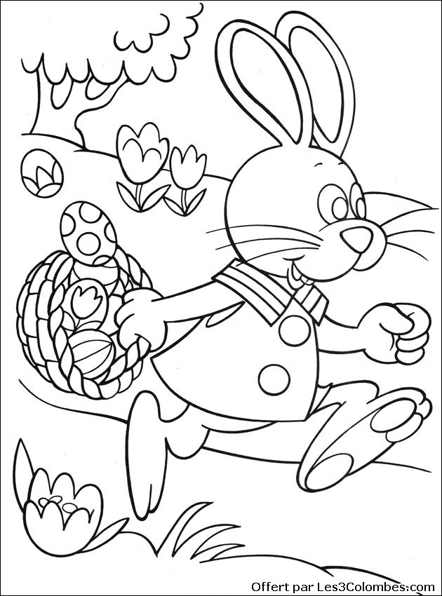 Dibujo para colorear: Pascua (Fiestas y ocasiones especiales) #54500 - Dibujos para Colorear e Imprimir Gratis