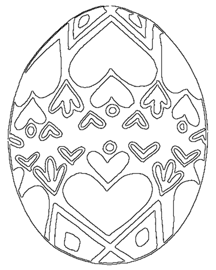 Dibujo para colorear: Pascua (Fiestas y ocasiones especiales) #54509 - Dibujos para Colorear e Imprimir Gratis