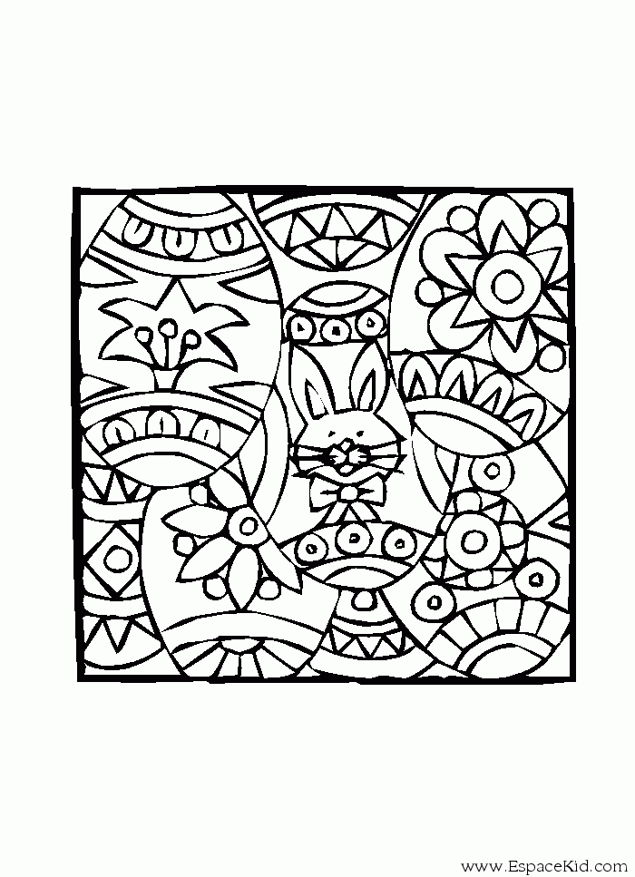 Dibujo para colorear: Pascua (Fiestas y ocasiones especiales) #54518 - Dibujos para Colorear e Imprimir Gratis