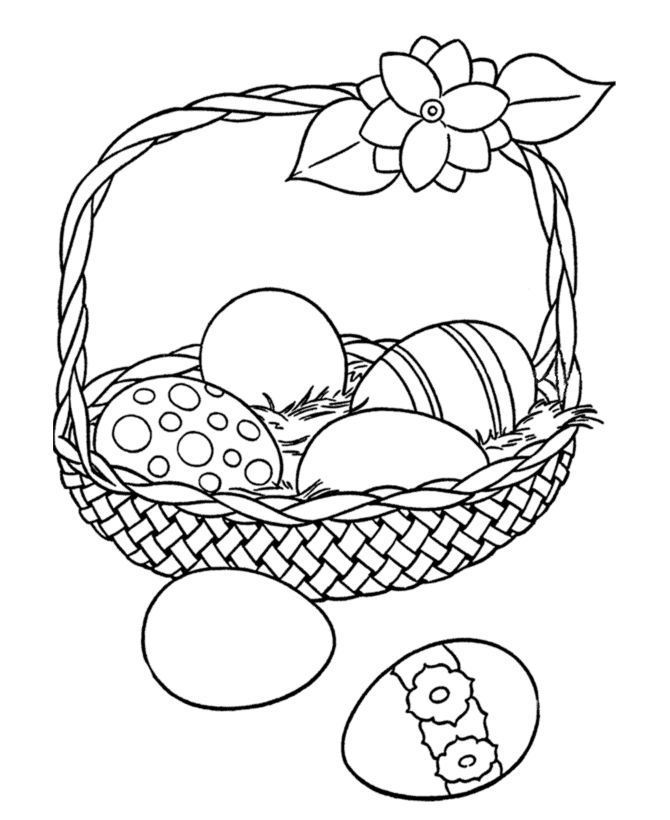 Dibujo para colorear: Pascua (Fiestas y ocasiones especiales) #54592 - Dibujos para Colorear e Imprimir Gratis