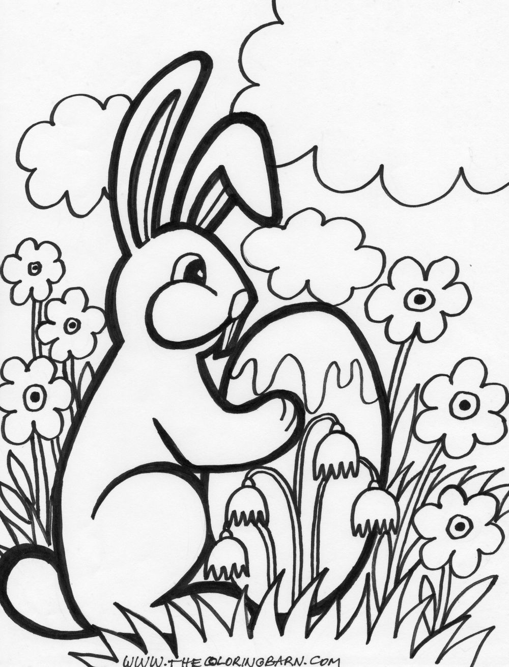 Dibujo para colorear: Pascua (Fiestas y ocasiones especiales) #54614 - Dibujos para Colorear e Imprimir Gratis