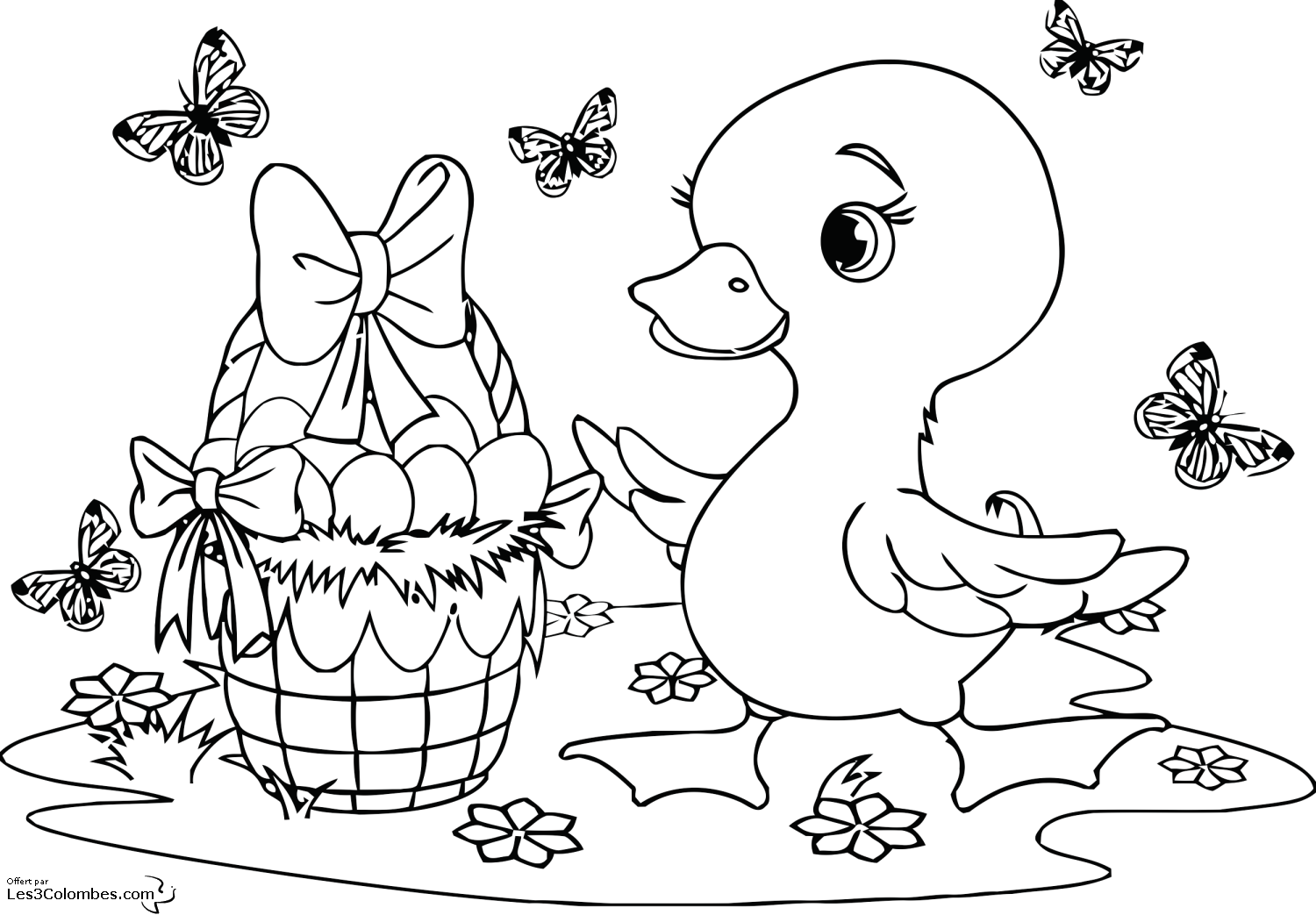 Dibujo para colorear: Pascua (Fiestas y ocasiones especiales) #54635 - Dibujos para Colorear e Imprimir Gratis
