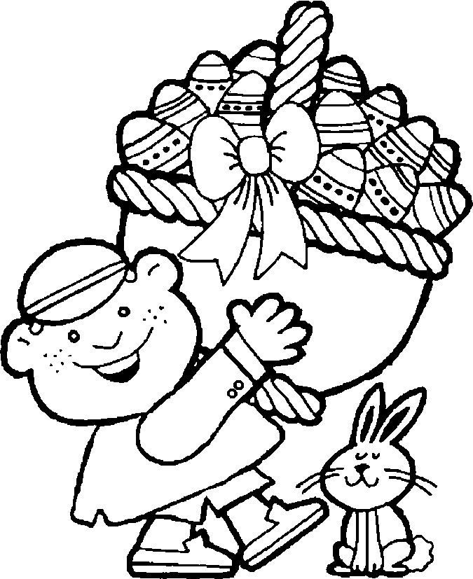 Dibujo para colorear: Pascua (Fiestas y ocasiones especiales) #54647 - Dibujos para Colorear e Imprimir Gratis