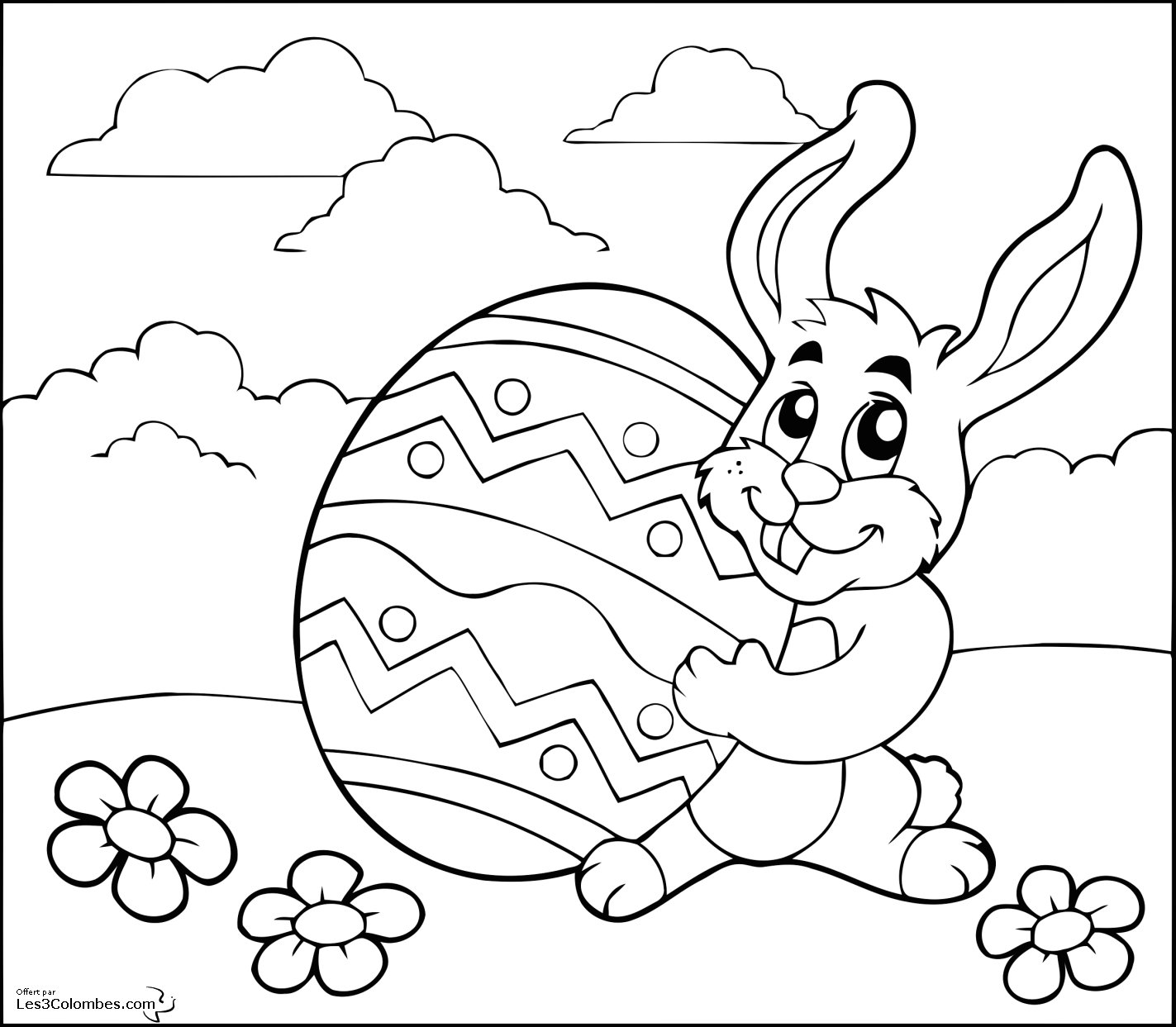 Dibujo para colorear: Pascua (Fiestas y ocasiones especiales) #54669 - Dibujos para Colorear e Imprimir Gratis