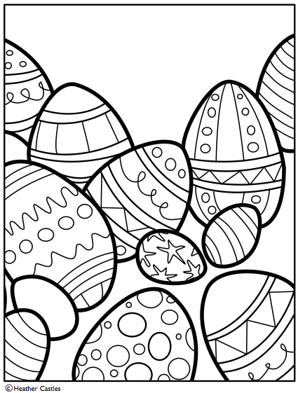 Dibujo para colorear: Pascua (Fiestas y ocasiones especiales) #54683 - Dibujos para Colorear e Imprimir Gratis