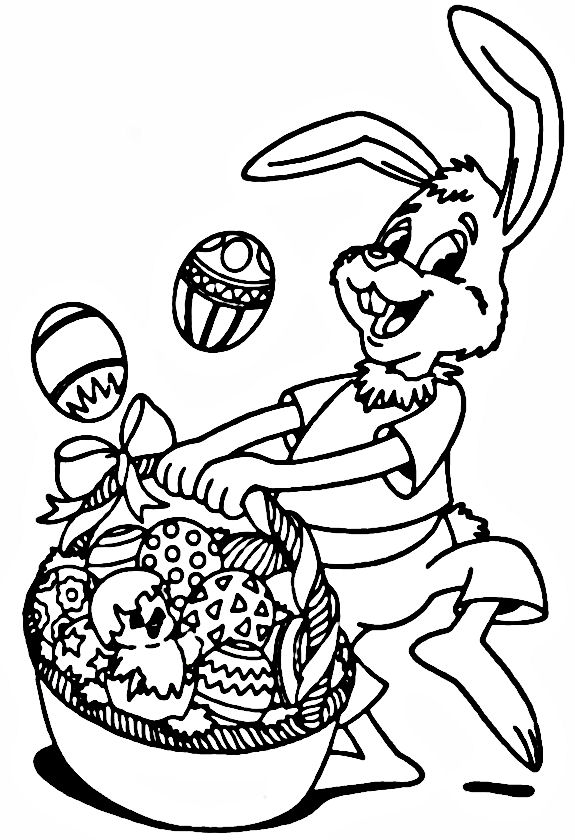 Dibujo para colorear: Pascua (Fiestas y ocasiones especiales) #54722 - Dibujos para Colorear e Imprimir Gratis