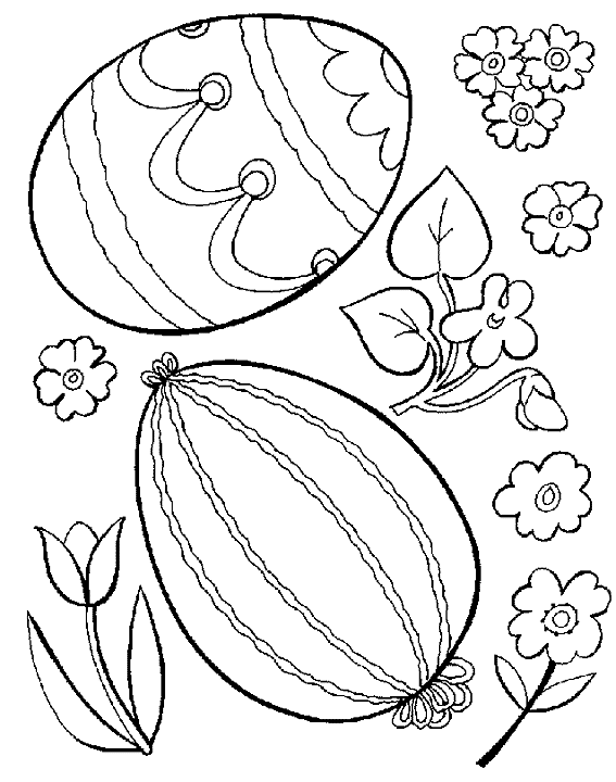 Dibujo para colorear: Pascua (Fiestas y ocasiones especiales) #54725 - Dibujos para Colorear e Imprimir Gratis