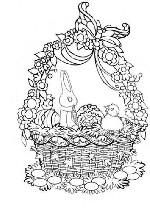 Dibujo para colorear: Pascua (Fiestas y ocasiones especiales) #54739 - Dibujos para Colorear e Imprimir Gratis
