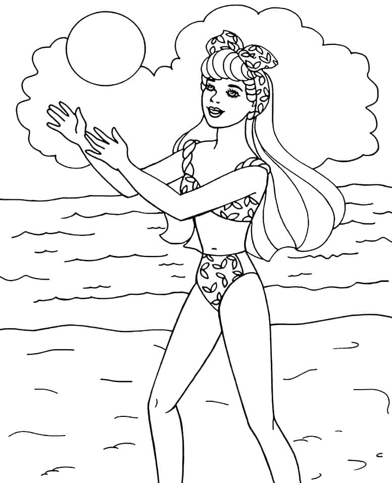 Dibujo gratuito Barbie #175526 de la coleccion Juguetes y Juegos para imprimir