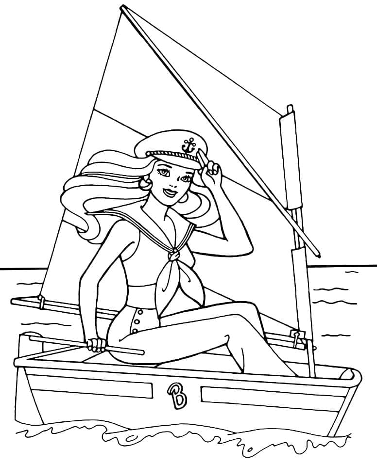 Dibujo gratuito Barbie #175532 de la coleccion Juguetes y Juegos para imprimir