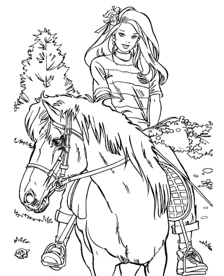 Dibujo gratuito Barbie #175534 de la coleccion Juguetes y Juegos para imprimir