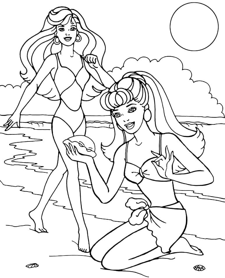 Dibujo gratuito Barbie #175536 de la coleccion Juguetes y Juegos para imprimir