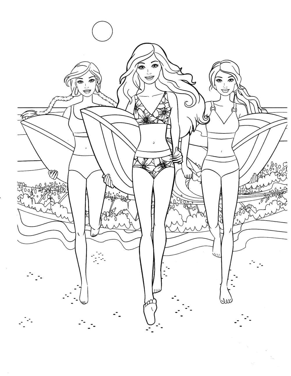 Dibujo gratuito Barbie #214778 de la coleccion Juguetes y Juegos para imprimir