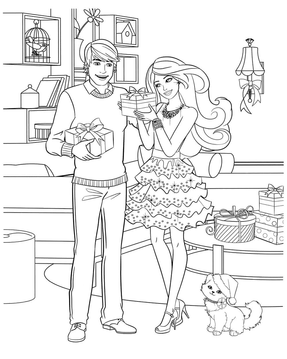 Dibujo gratuito Barbie #214781 de la coleccion Juguetes y Juegos para imprimir