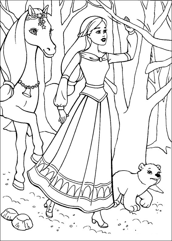 Dibujo gratuito Barbie #27483 de la coleccion Juguetes y Juegos para imprimir