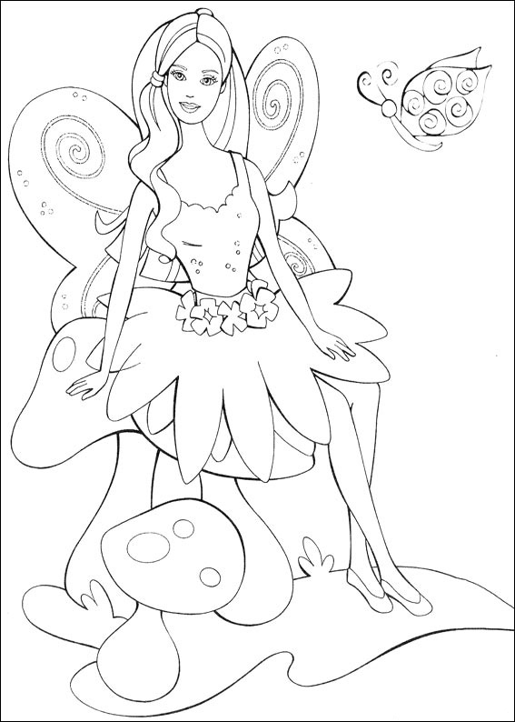 Dibujo gratuito Barbie #27527 de la coleccion Juguetes y Juegos para imprimir