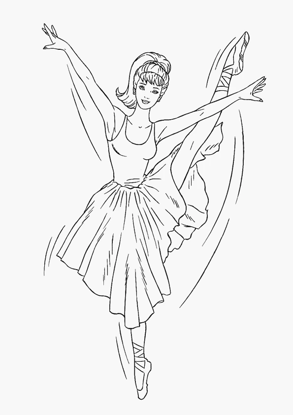 Dibujo gratuito Barbie #27528 de la coleccion Juguetes y Juegos para imprimir