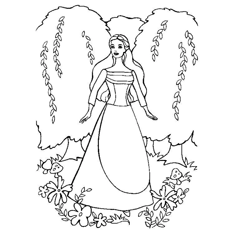 Dibujo gratuito Barbie #27600 de la coleccion Juguetes y Juegos para imprimir