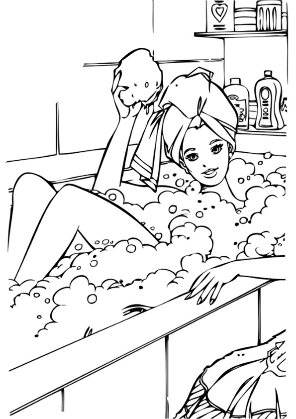 Dibujo gratuito Barbie #27610 de la coleccion Juguetes y Juegos para imprimir