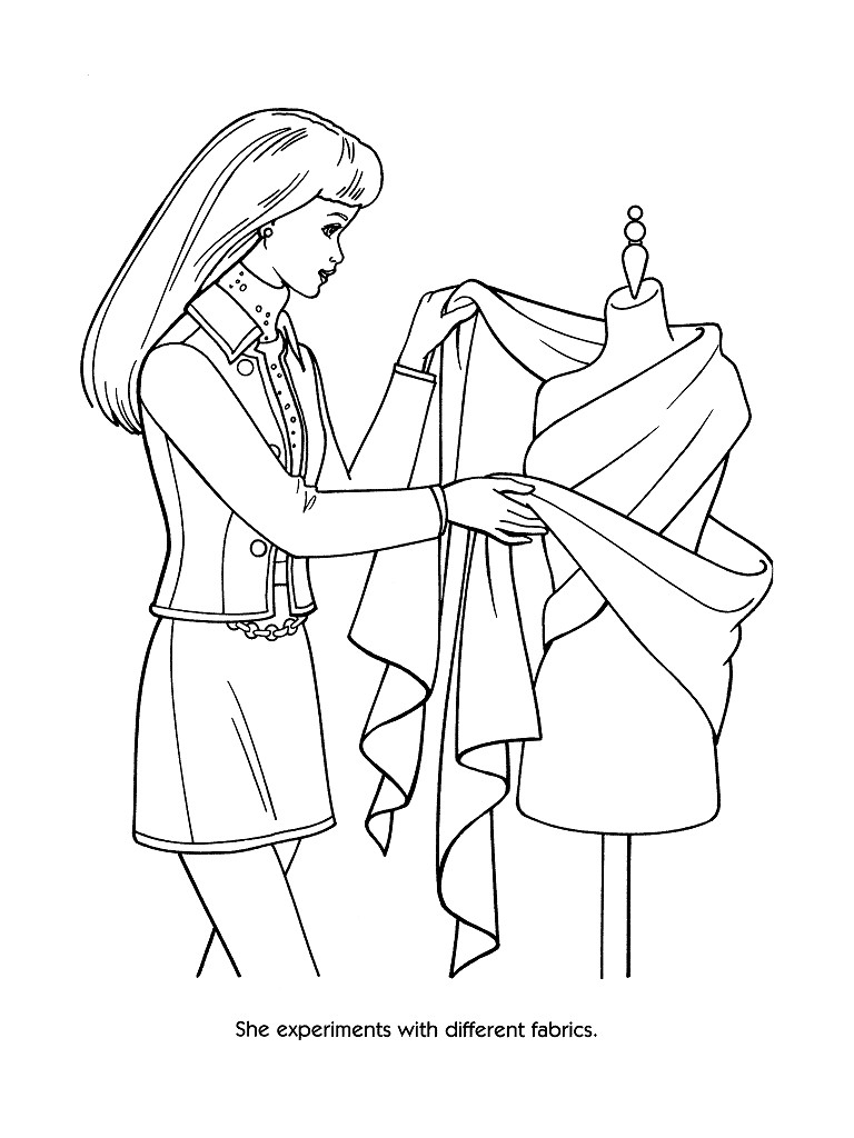 Dibujo gratuito Barbie #27641 de la coleccion Juguetes y Juegos para imprimir
