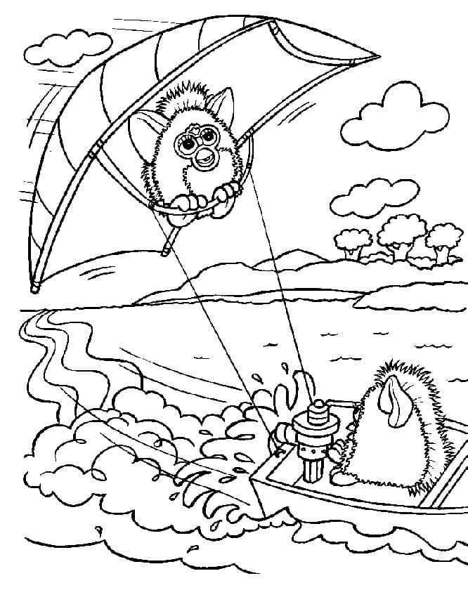Dibujo para colorear: Furby (Juguetes y Juegos) #218556 - Dibujos para Colorear e Imprimir Gratis