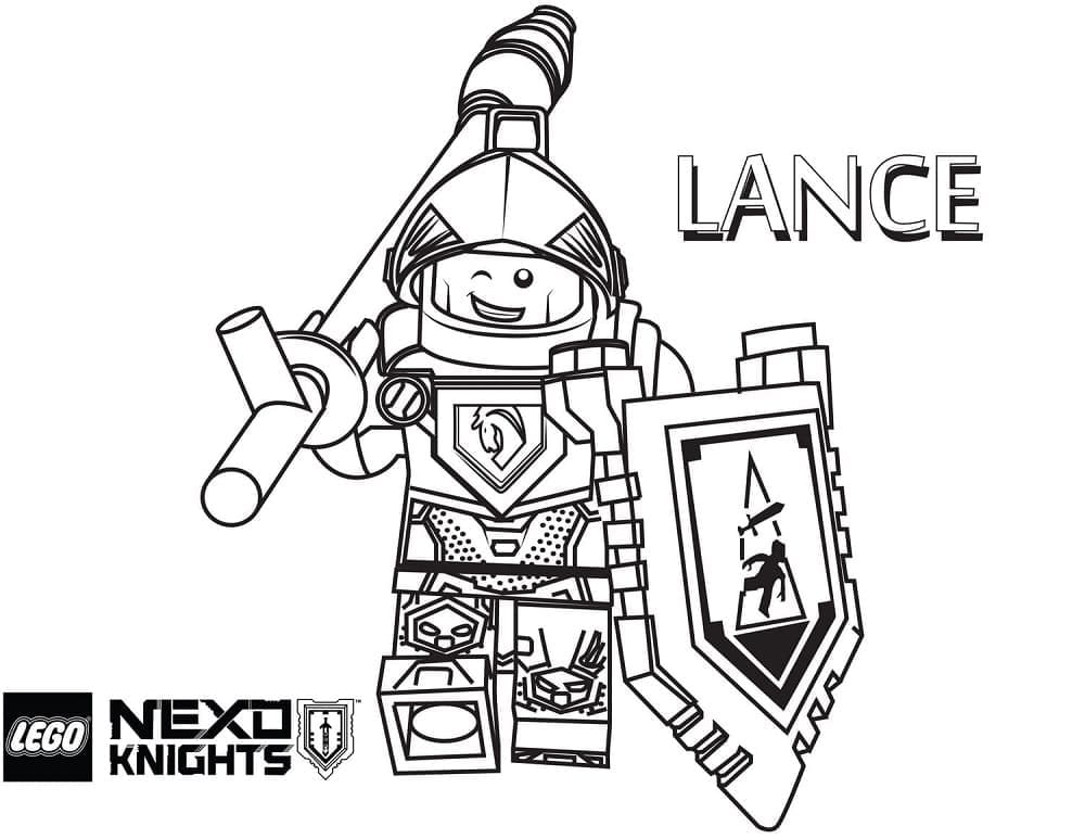 Dibujo gratuito LEGO Nexo Knights #199199 de la coleccion Juguetes y Juegos para imprimir