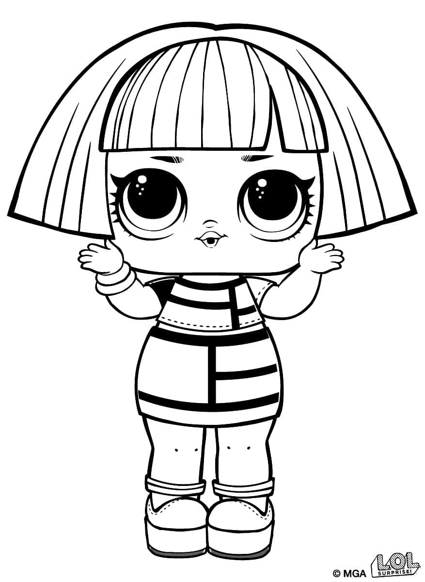 Dibujo gratuito Muñeca LOL #176807 de la coleccion Juguetes y Juegos para imprimir