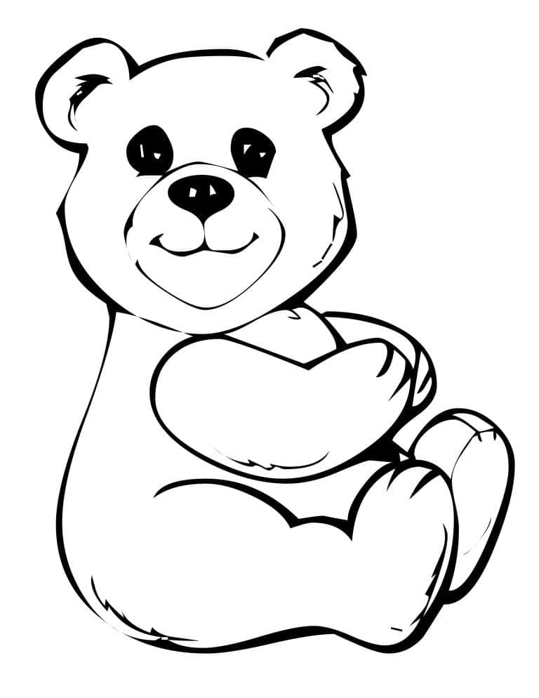 Dibujo gratuito Osito de Peluche #180439 de la coleccion Juguetes y Juegos para imprimir