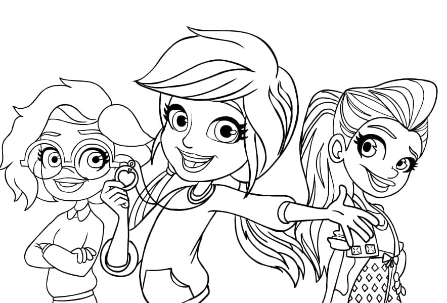 Dibujo gratuito Polly Pocket #201932 de la coleccion Juguetes y Juegos para imprimir
