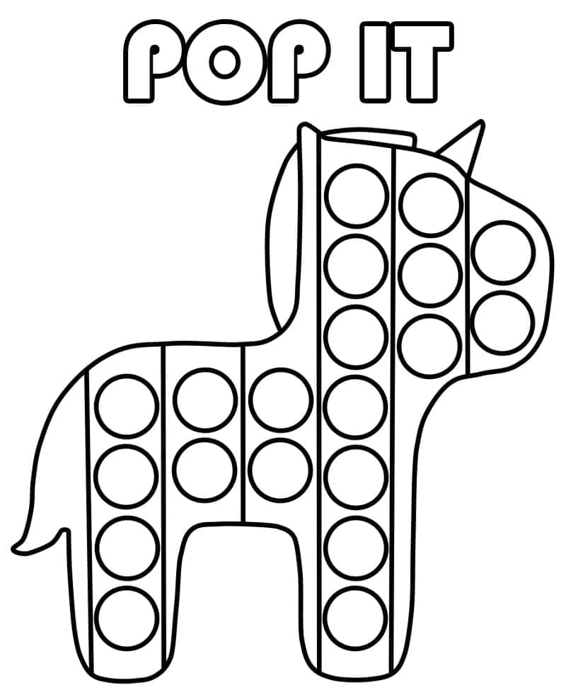 Dibujo gratuito Pop It #200855 de la coleccion Juguetes y Juegos para imprimir