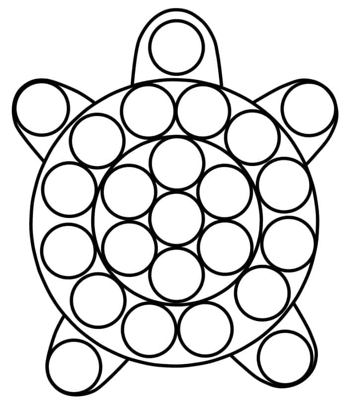 Dibujo gratuito Pop It #200867 de la coleccion Juguetes y Juegos para imprimir