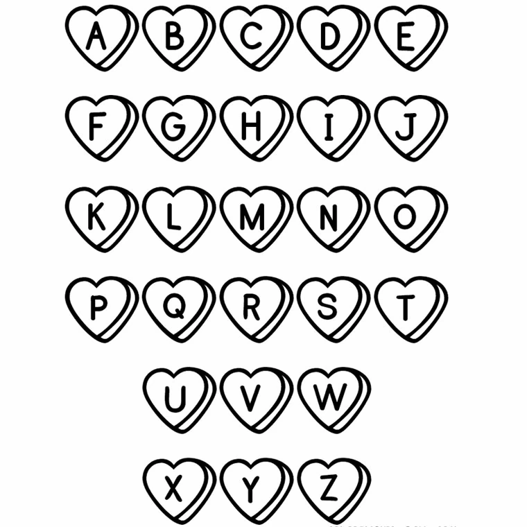 Dibujo gratuito Alfabeto #124583 de la coleccion Letras y Alfabeto para imprimir