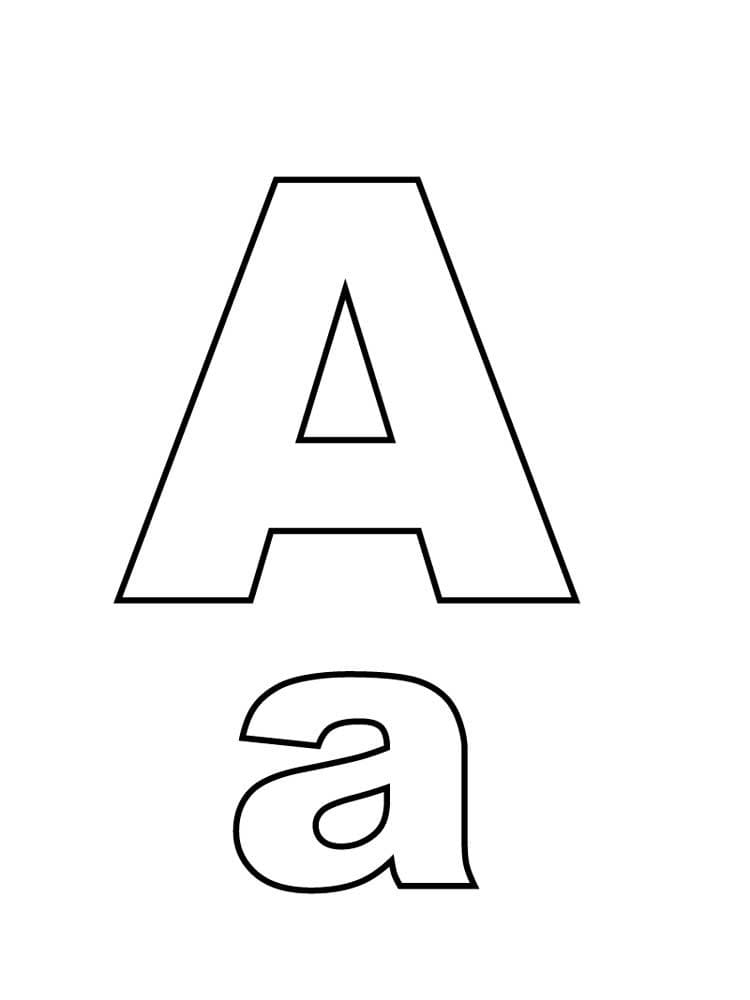 Dibujo gratuito Alfabeto #194540 de la coleccion Letras y Alfabeto para imprimir