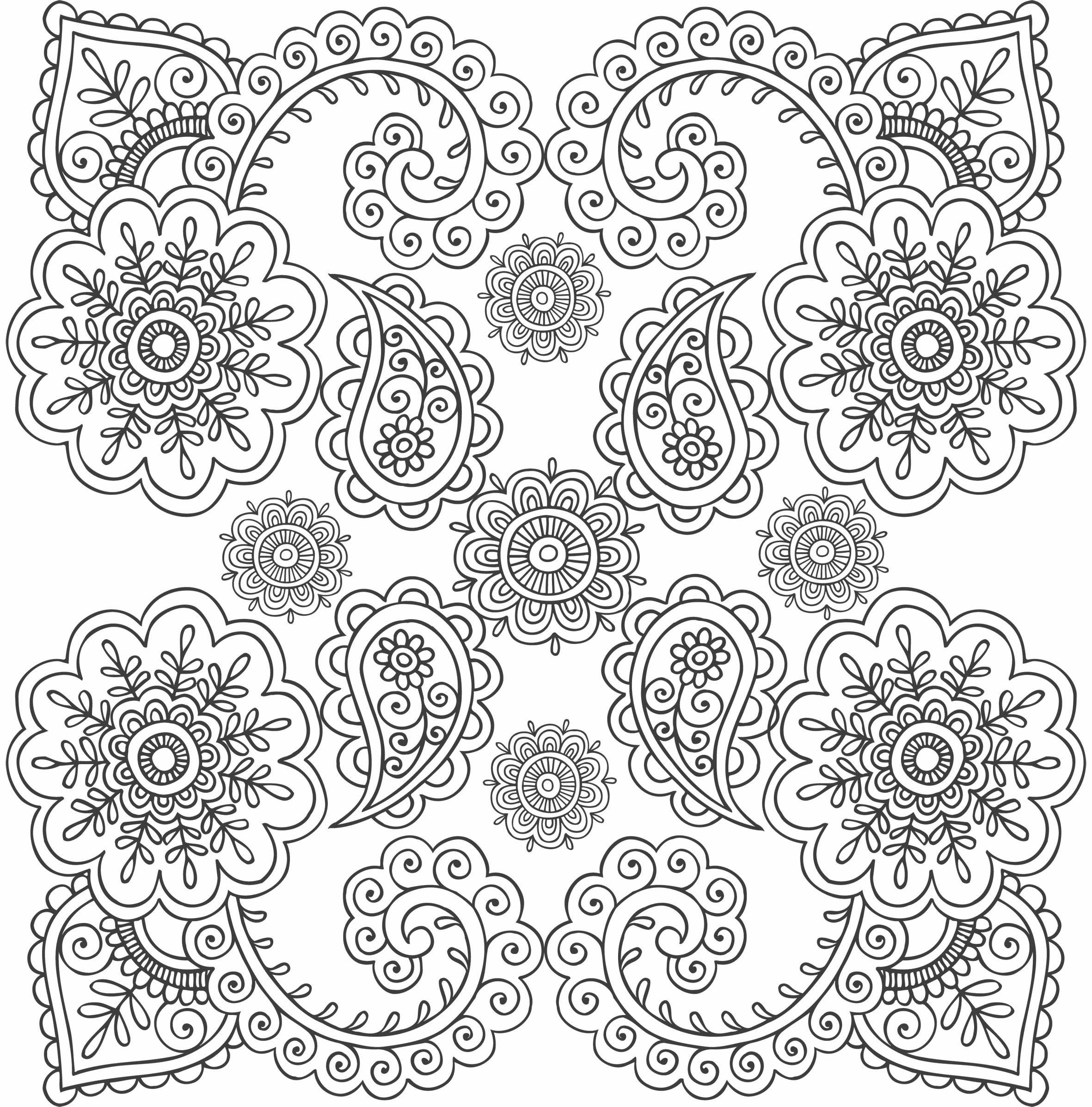 Dibujo gratuito Anti-Estrés #126764 de la coleccion Mandalas para imprimir