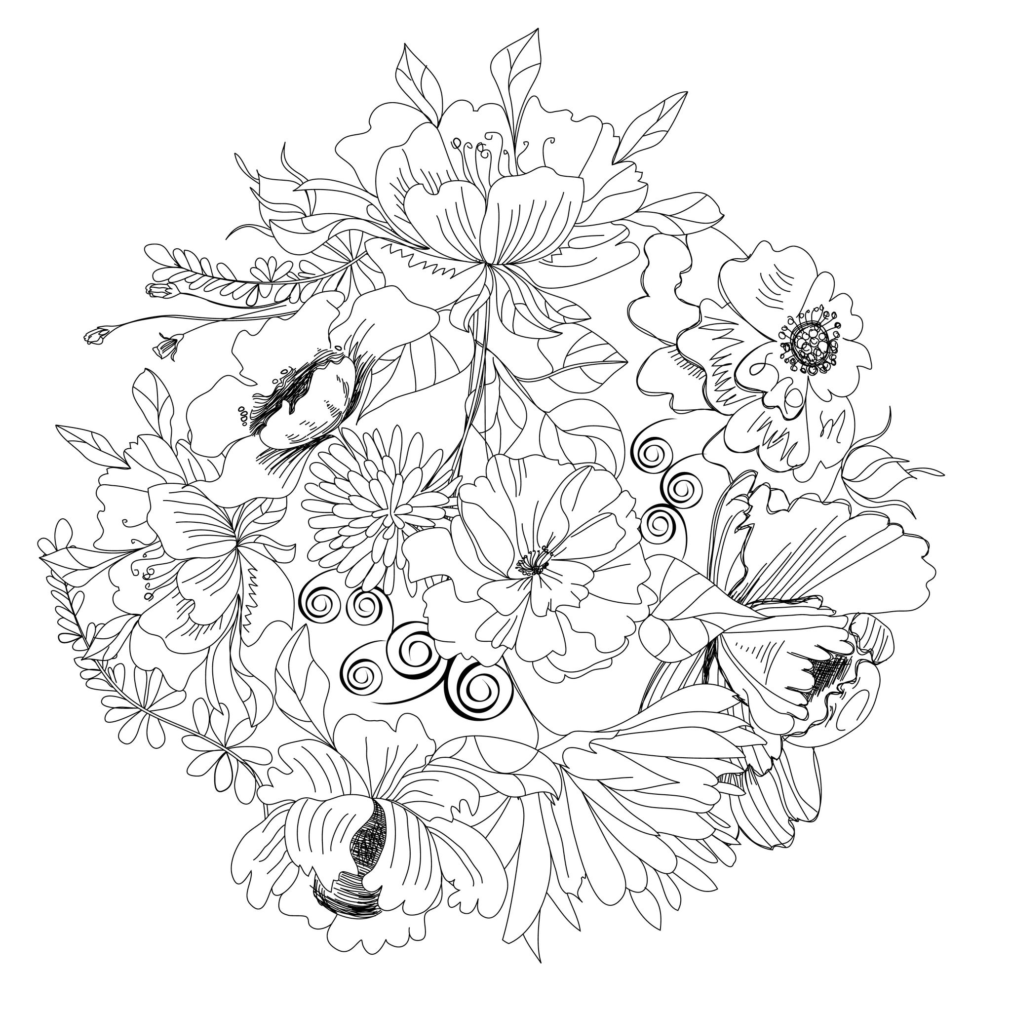 Dibujo gratuito Anti-Estrés #126841 de la coleccion Mandalas para imprimir Dibujo gratuito Anti-Estrés #126841 de la coleccion Mandalas para imprimir
