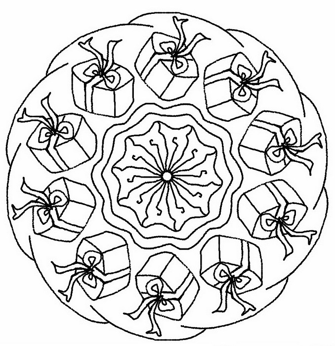 Dibujo gratuito Anti-Estrés #127018 de la coleccion Mandalas para imprimir